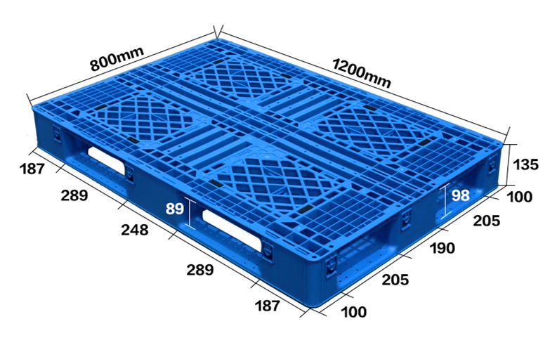 1208网格田字塑料托盘